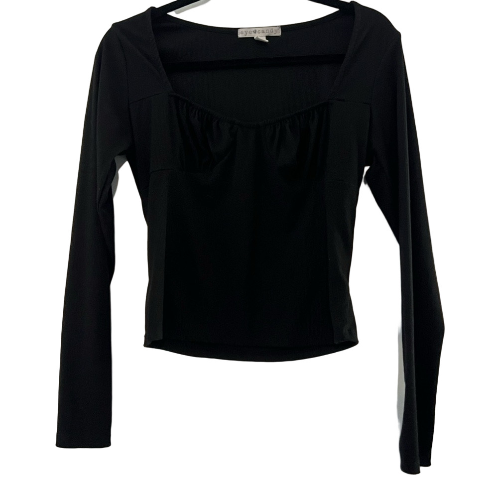 Eye Candy Women’s Black Long Sleeve Top